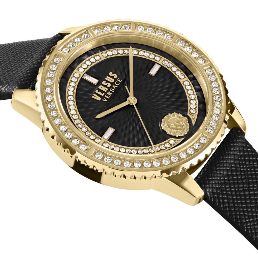 Versus Versace Black and Gold Women's Watch